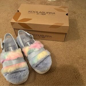 UGG Koolaburra Pastel Fuzzy Sandals